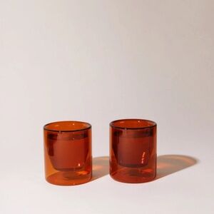 Yield double wall 6oz glasses (x2)